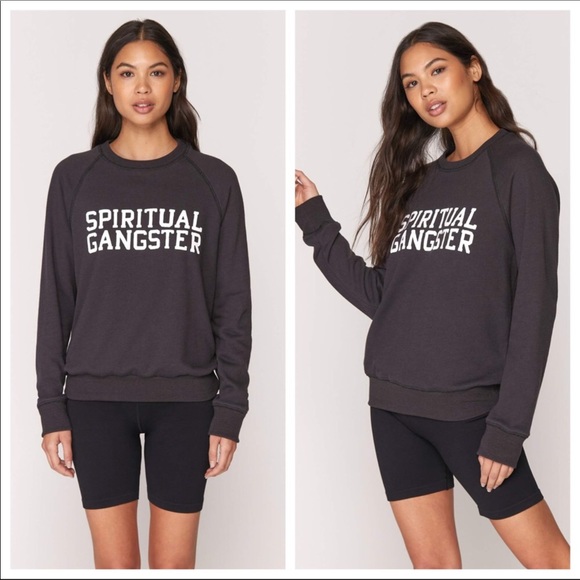 Spiritual Gangster Varsity Old School Sweatshirt - Picture 3 of 9